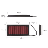 Sport-Air-Filter-Replacement-Filter-Peugeot-206-FR